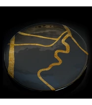 KINTSUGI BOWL Tokyo Tateishi tál, fekete-arany