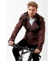 FARKAS Bike, férfi bicikliskabát, barna