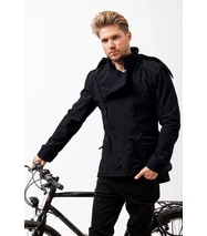 FARKAS Bike, férfi bicikliskabát, fekete