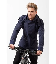FARKAS Bike, férfi bicikliskabát, sötétkék