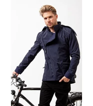 FARKAS Bike, férfi bicikliskabát, sötétkék