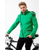 FARKAS Bike, férfi bicikliskabát, zöld