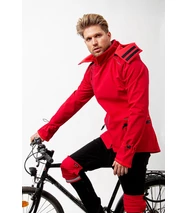 FIOLLA Bike, férfi térdmelegítő, meggypiros