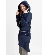 FABIANA softshell kabát, sötétkék