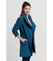 FABIOLA softshell kabát, sötéttürkiz