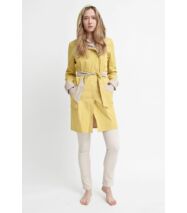 FIFI könnyű nyári kabát hátizsákkal, sárga-drapp