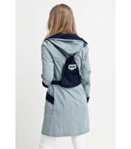 FIFI könnyű nyári kabát hátizsákkal, világoskék-sötétkék