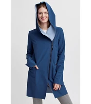 FIODA softshell kabát, sötétkék- levendulakék
