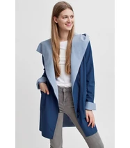FIODA softshell kabát, sötétkék- levendulakék