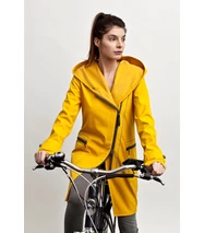 FIODA BIKE softshell biciklis kabát, citromsárga