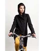 FIODA BIKE softshell biciklis kabát, fekete