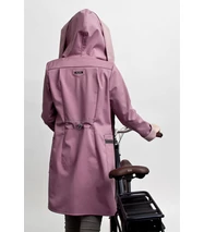 FIODA BIKE softshell biciklis kabát, mályvarózsaszín