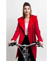 FIODA BIKE softshell biciklis kabát, meggypiros