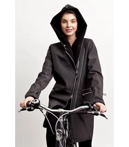 FIODA BIKE softshell biciklis kabát, szürke cirmos