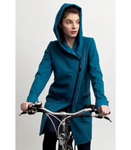 FIODA BIKE softshell biciklis kabát, türkiz