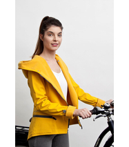 FIODELLA BIKE softshell biciklis kabát, citromsárga