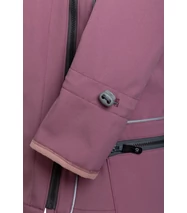 FIODELLA BIKE softshell biciklis kabát, mályvarózsaszín