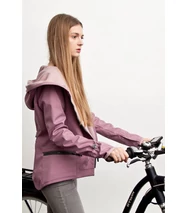 FIODELLA BIKE softshell biciklis kabát, mályvarózsaszín
