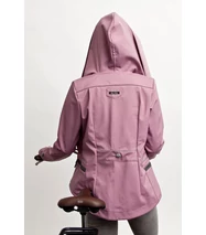 FIODELLA BIKE softshell biciklis kabát, mályvarózsaszín