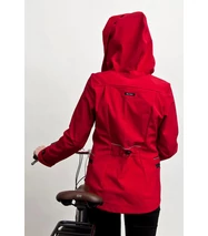 FIODELLA BIKE softshell biciklis kabát, meggypiros
