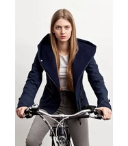 FIODELLA BIKE softshell biciklis kabát, sötétkék
