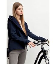 FIODELLA BIKE softshell biciklis kabát, sötétkék