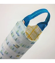 Textil italtáska - fenyők, autók