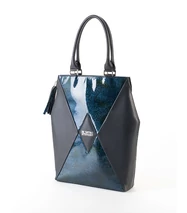Kite city bag, fekete-azúr