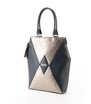 Kite city bag, fekete-pezsgő