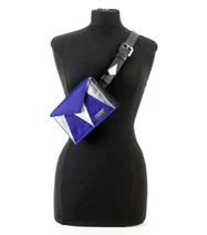 Kite övtáska, kék-ezüst