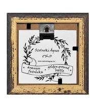 Aranyos furtinka - keretezett giclée művészi mininyomat