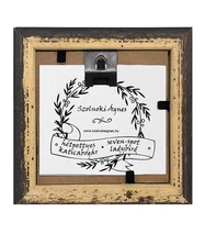 Hétpettyes katicabogár - keretezett giclée művészi mininyomat