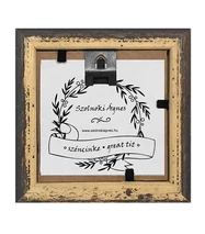 Széncinege - keretezett giclée művészi mininyomat