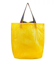 giga mega shopper, fehér-citromsárga