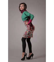 Virágnyomatos designer ruha