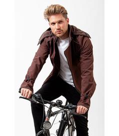 FARKAS Bike, férfi bicikliskabát, barna