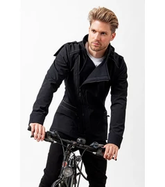 FARKAS Bike, férfi bicikliskabát, fekete