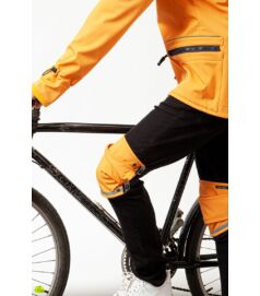 FIOLLA Bike, férfi térdmelegítő, okkersárga