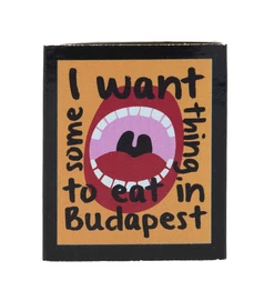 Gyufa hűtőmágnes - Gasztro Budapest