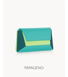 GEM mini bőrtáska, multicolor, papageno