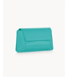 GEM mini bőrtáska, türkiz
