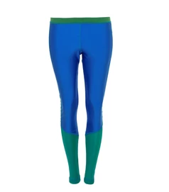 Fényes streccs leggings, kék