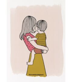 Illusztráció - Anyuka kisfiúval