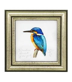 Jégmadár - keretezett giclée művészi mininyomat