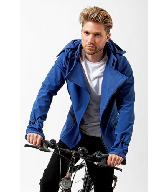 FARKAS Bike, férfi bicikliskabát, búzakék