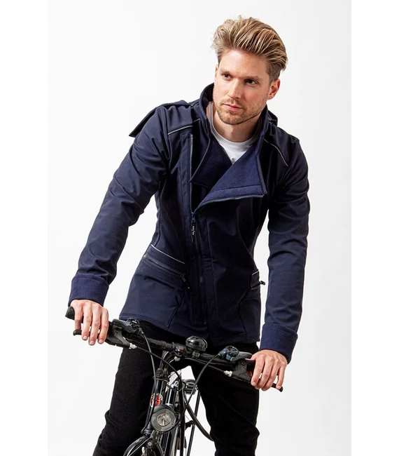 FARKAS Bike, férfi bicikliskabát, sötétkék