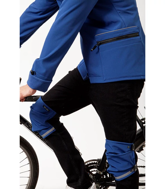 FIOLLA Bike, férfi térdmelegítő, búzakék