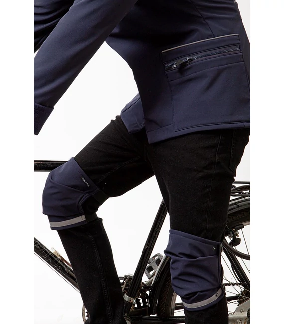 FIOLLA Bike, férfi térdmelegítő, sötétkék