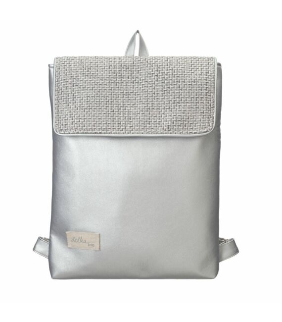 Ezüst színű női dizájner hátizsák