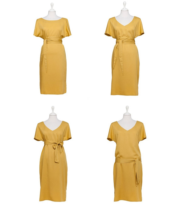 Szelinka Rovid Nyari Ruha Sarga Online Megvasarolhato Designerwebshop Hu